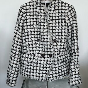 Ann Taylor Black and White Suit Jacket